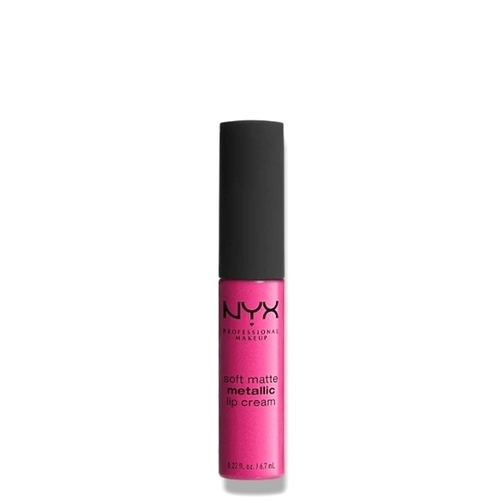Mauve pink Paris NYX professional makeup lip cream Metallic soft matte
